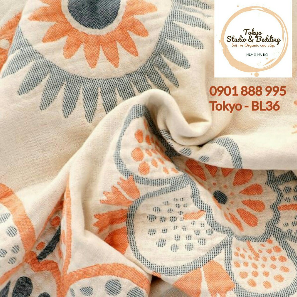 Retro - Vintage: Chăn Xô Organic Cotton Dòng Phổ thông/Basic