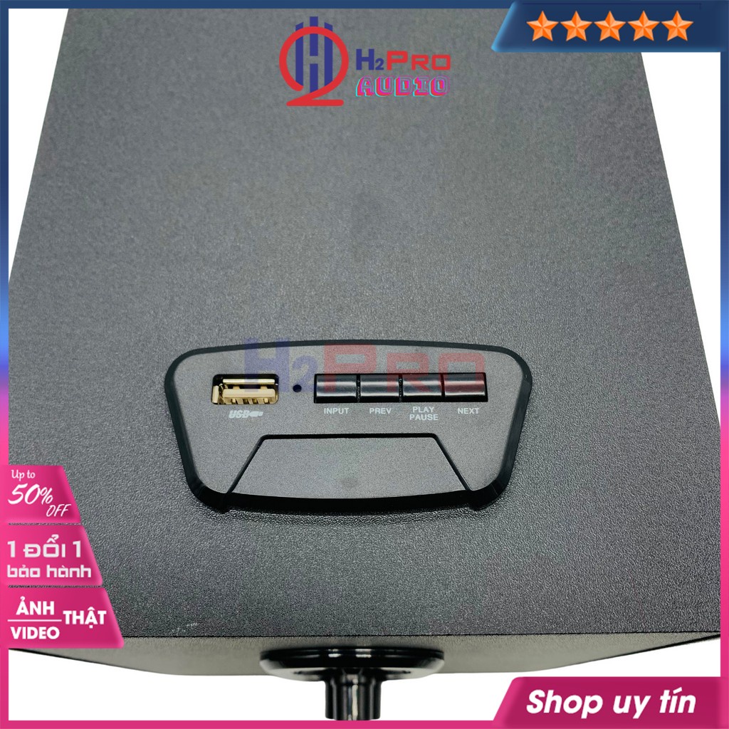 Loa máy tính bàn, loa vi tính bluetooth RHM RM240 Seri cao cấp 20W Bluetooth-USB-AUX, hàng chính hãng - H2pro Audio