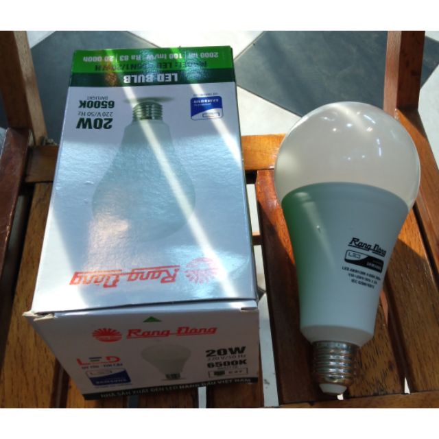 Bóng Bulb rạng đông 20w,bóng đèn led rạng đông chính hãng