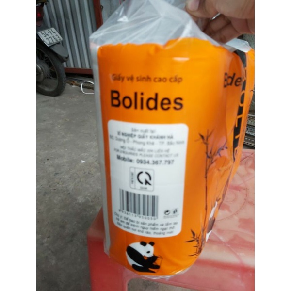 Giấy vệ sinh không lõi Gấu Trúc Bolides  lốc 6 cuộn tiện lợi