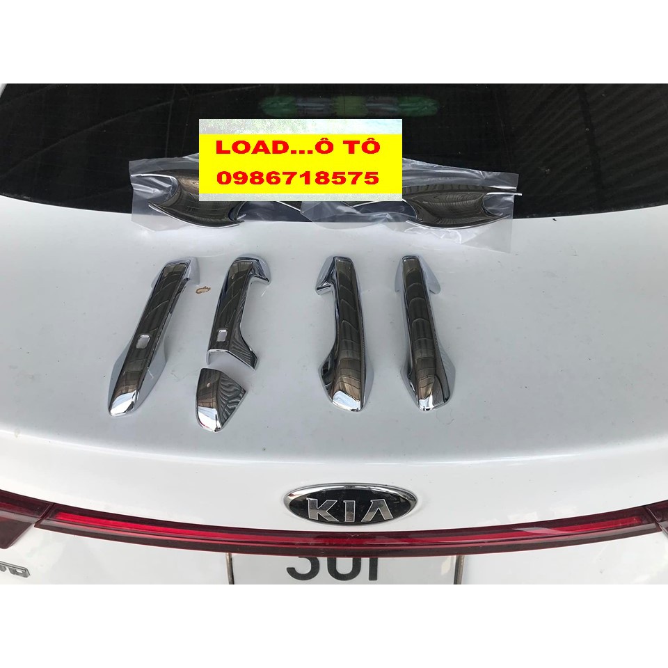 Bộ ốp tay và hõm cửa xe Kia Cerato 2019-2021 Mạ Crom Sáng Bóng Cao Cấp