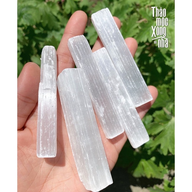 Đá SELENITE Thanh 10cm _THẢO MỘC XÔNG NHÀ