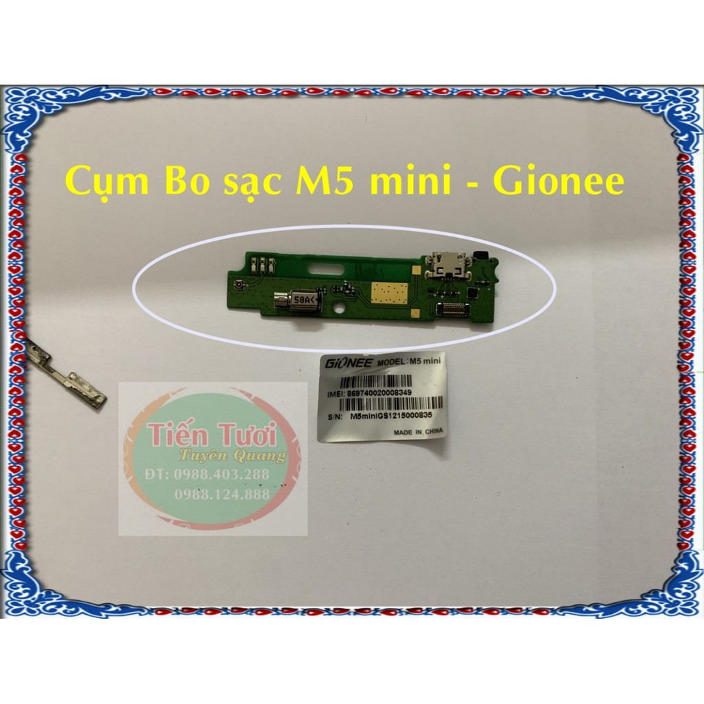 Cụm Bo Sạc M5 mini -Gionee
