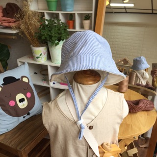 Nón vải linen cho bé