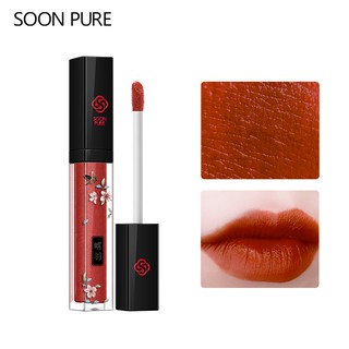 Son môi trang điểm SOON PURE giúp mềm mịn tự nhiên sắc tố cao dưỡng ẩm lâu trôi 4ml