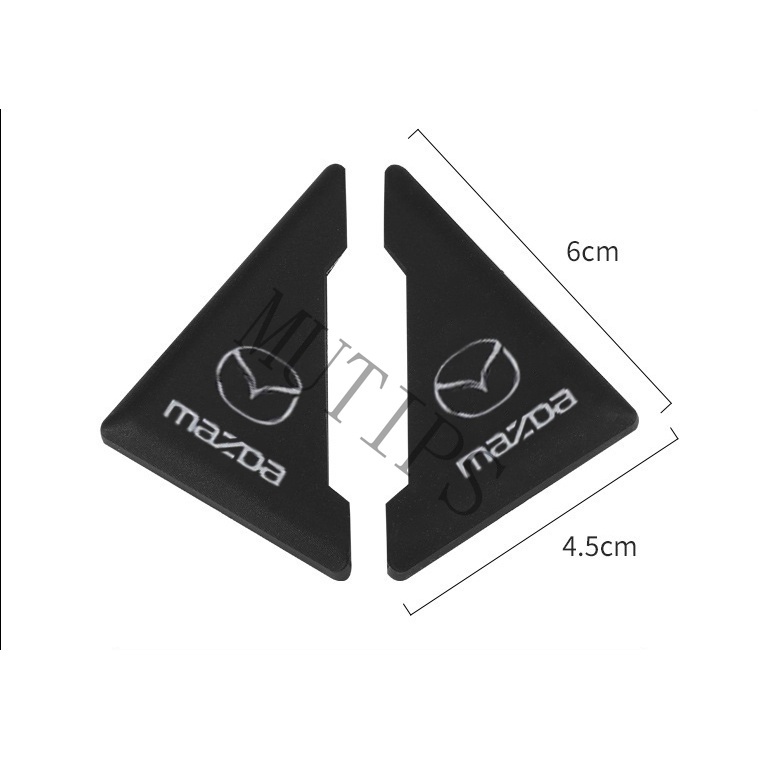 Bộ 2 Miếng Dán Góc Cửa Xe Hơi Mazda 2 3 CX5 CX30 CX8 CX3 Mazda2 6 5 bl gp Bằng PVC Chống Trầy Xước
