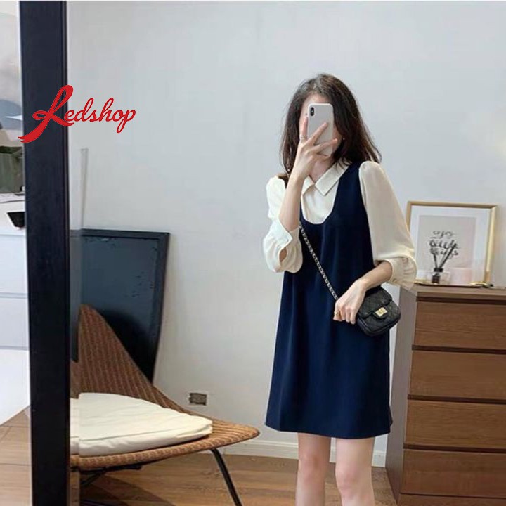 Đầm dáng suông cổ sơ mi HANY28107 Redshop Official Store