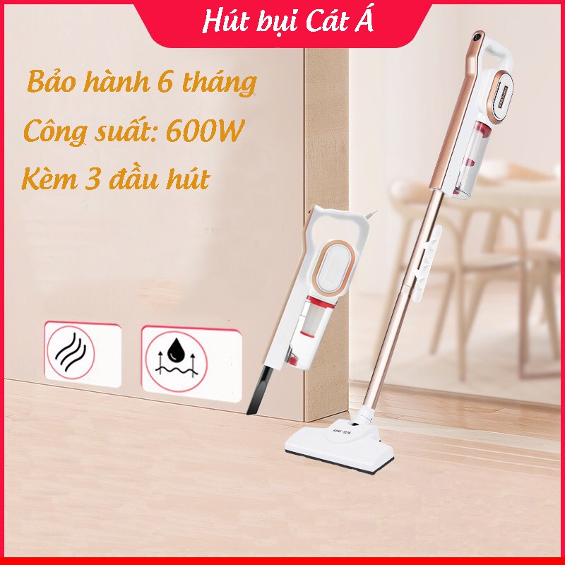 Máy Hút Bụi Gia Đình Cầm Tay Cát Á Thế Hệ Mới 3 Trong 1 Công Suất Lớn 600W - Bảo Hành 6 Tháng