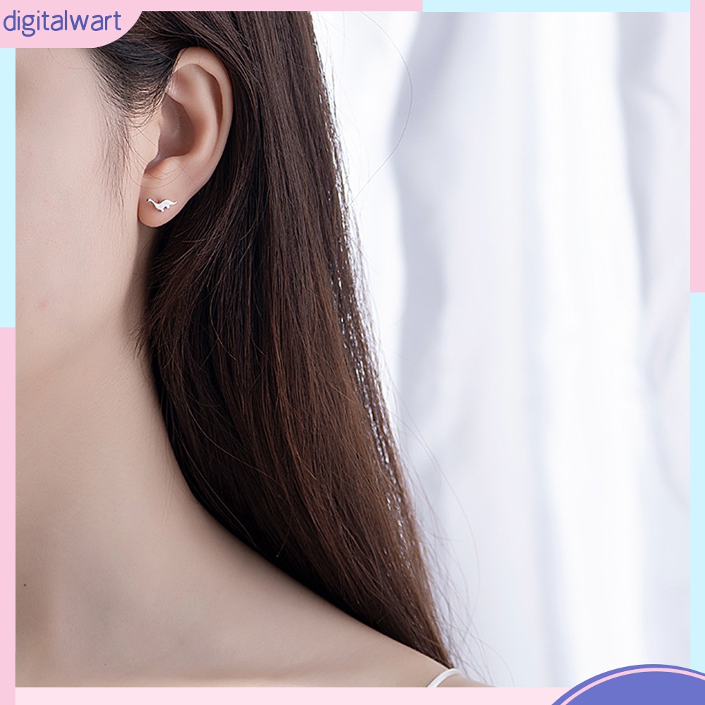 Đôi Bông Tai Hình Khủng Long Mini Dễ Thương Cho Nữ