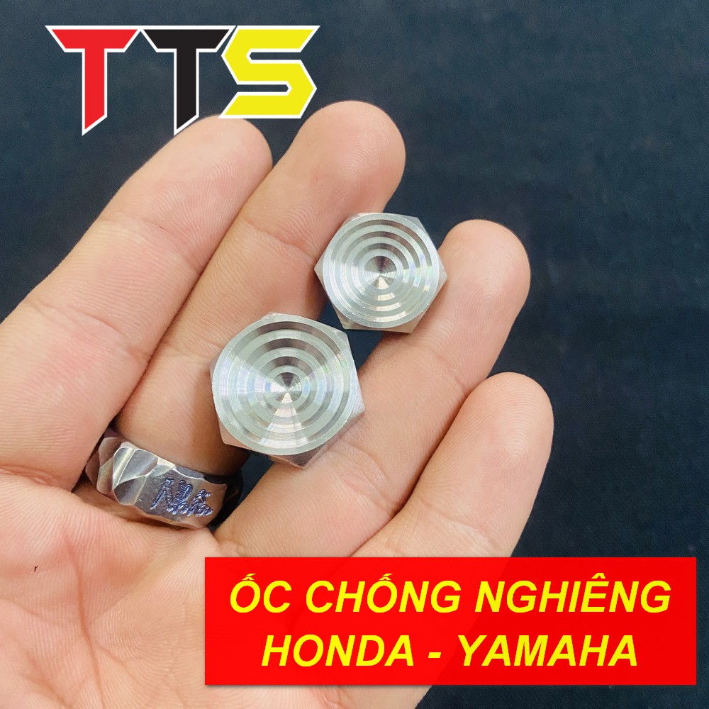 ỐC CHỐNG NGHIÊNG INOX SALAYA 8LY - 10LY SỬ DỤNG CHO CÁC DÒNG XE YAMAHA, HONDA