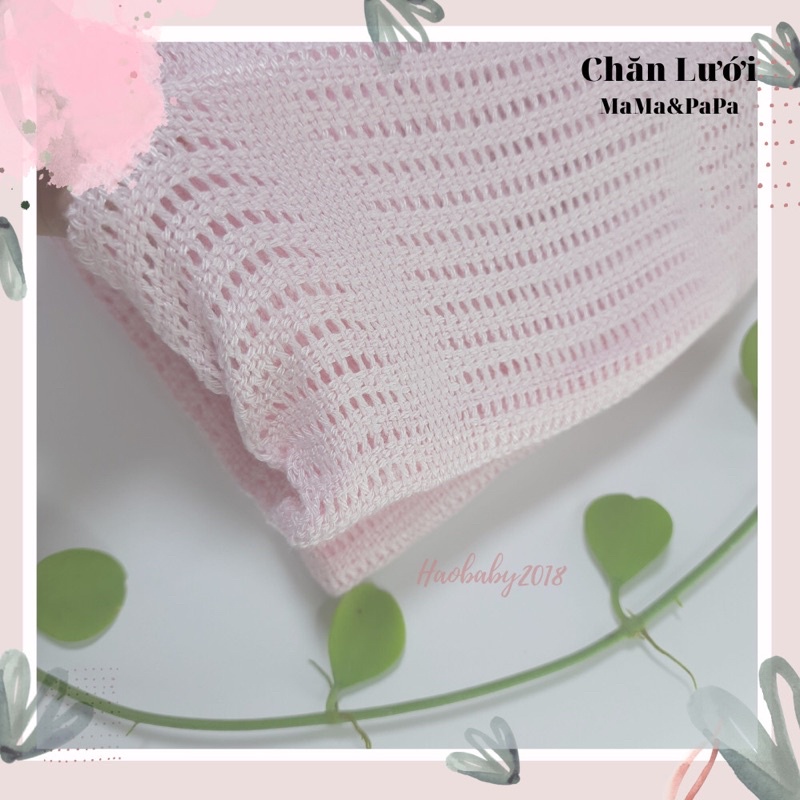 Chăn lưới Bamboo Xuất Anh cao cấp MaMas&amp;Papas thoáng khí chống ngạt cho bé - Haobaby2018