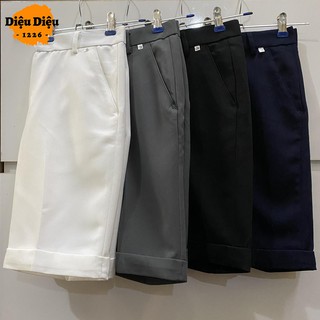 QUẦN SHORT TÂY NAM QUẦN TÂY NAM NGẮN GẤP GẤU CAO CẤP kèm ảnh thật - Diệu Diệu 1226