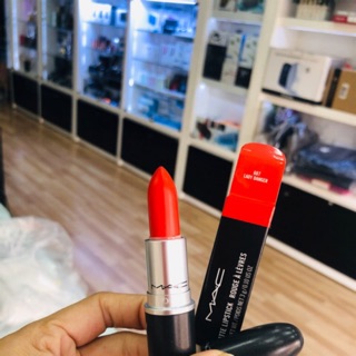 Son MAC Lady Danger Màu Đỏ Cam - sale 410k 