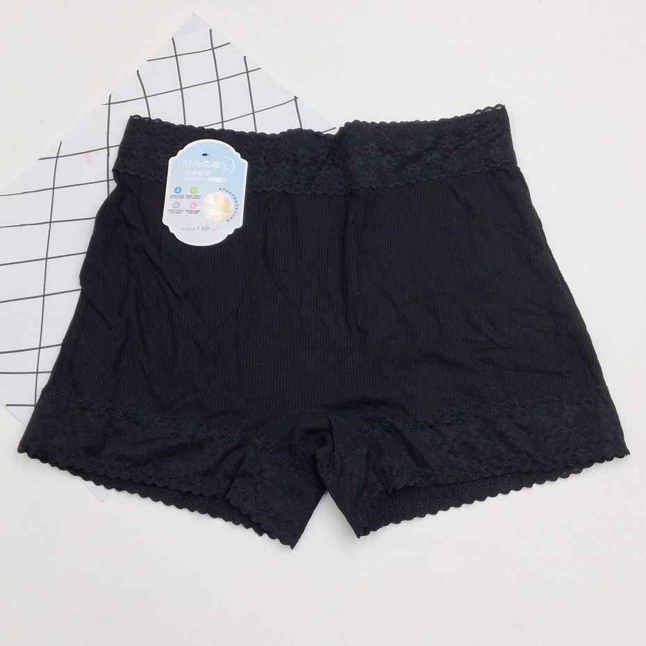 Quần mặc trong váy an toàn kháng khuẩn Cotton mềm mại thấm hút co giãn tốt kiểu dáng đẹp,Quần đùi mặc váy viền ren Q515