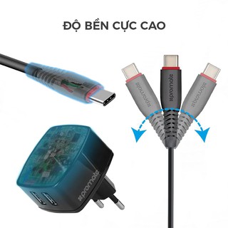 Bộ Sạc Promate FLEXCHARGE.EU 1,2 Mét