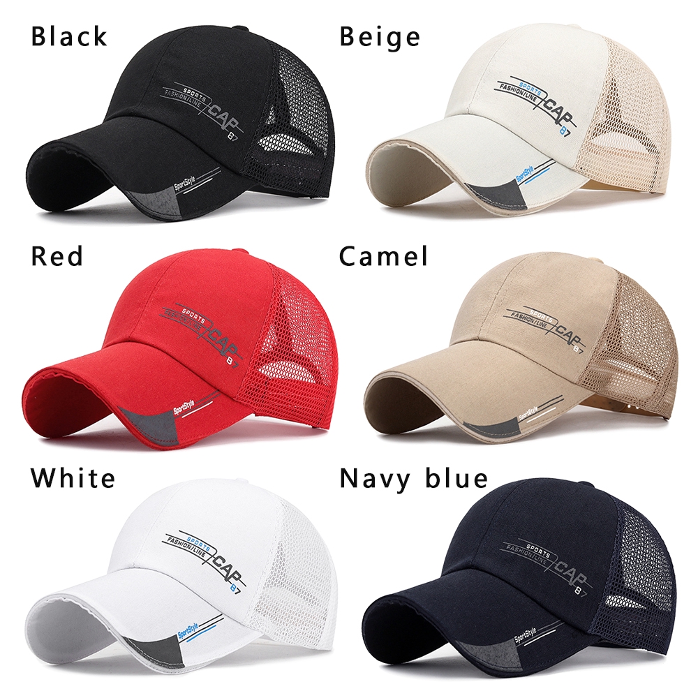 Mũ lưỡi trai cotton chống thấm nước thoáng khí