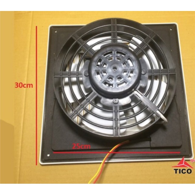 Chính Hãng Quạt hút âm trần- hút thẳng TICO TC-20AV5, Lỗ: 255 × 255(mm) [BH dài]