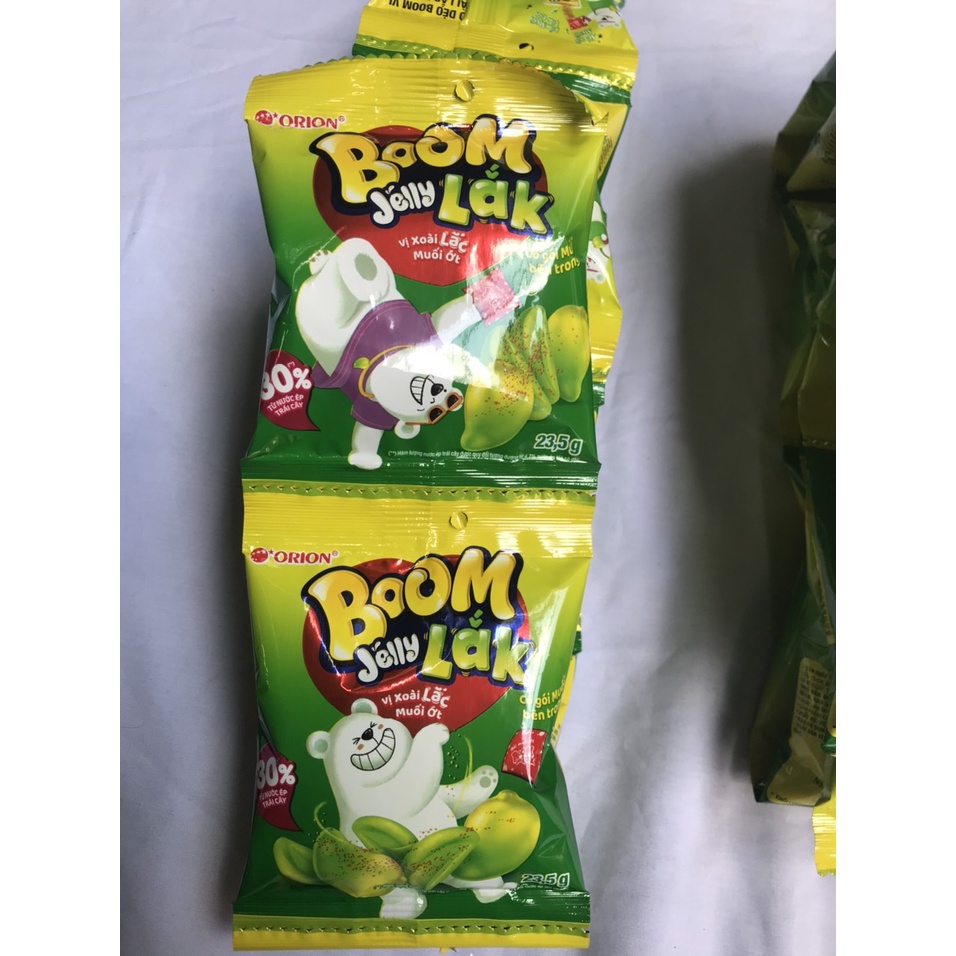 Kẹo Dẻo Boom Jelly Lắk Orion Vị Xoài Lắc Muối Ớt