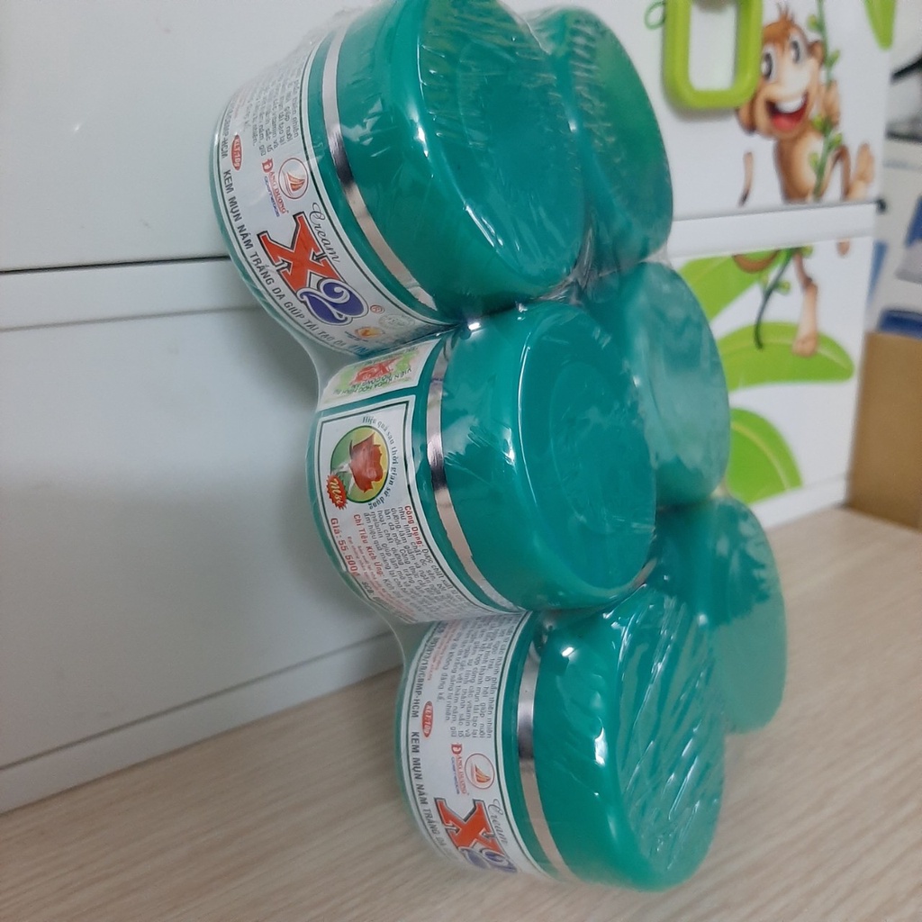 KEM NGỪA MỤN NÁM GIÚP TÁI TẠO DA VÀ TRẮNG DA MẶT 4IN1 X2 10G ĐĂNG DƯƠNG Tem giá: 55.500đ