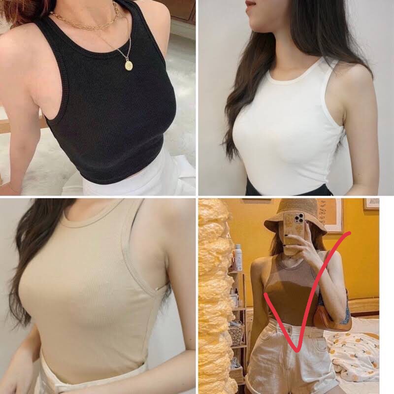 Áo ba lỗ chất thun tăm co giãn