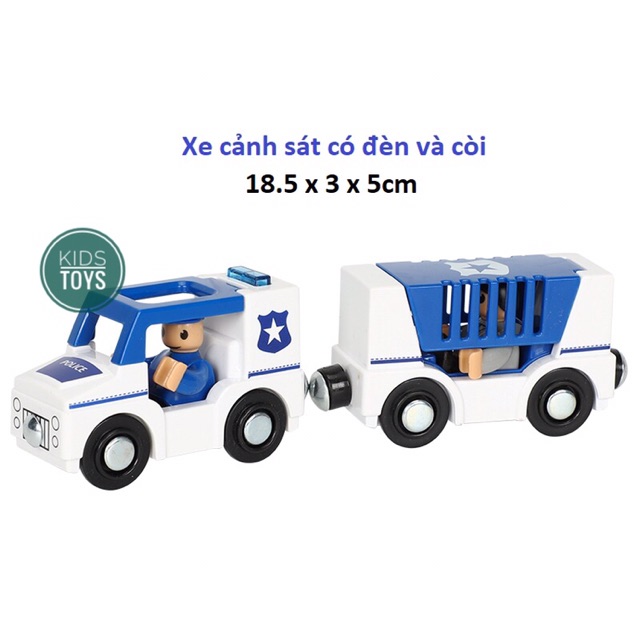 Bộ sưu tập các bộ xe Giao Thông Thành Thị xuất khẩu Đức, Full Box, có thể chạy trên đường ray xe lửa gỗ