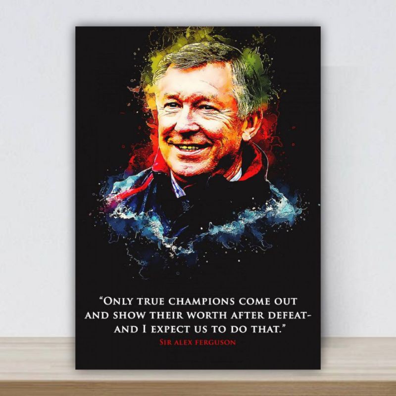 Poster Treo Tường Hình Sir Alex Ferguson 03 / A3 +