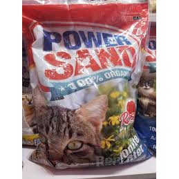 Cát vệ sinh cho mèo POWER SAND bao 5L (BENTONITE CAT LITTER)