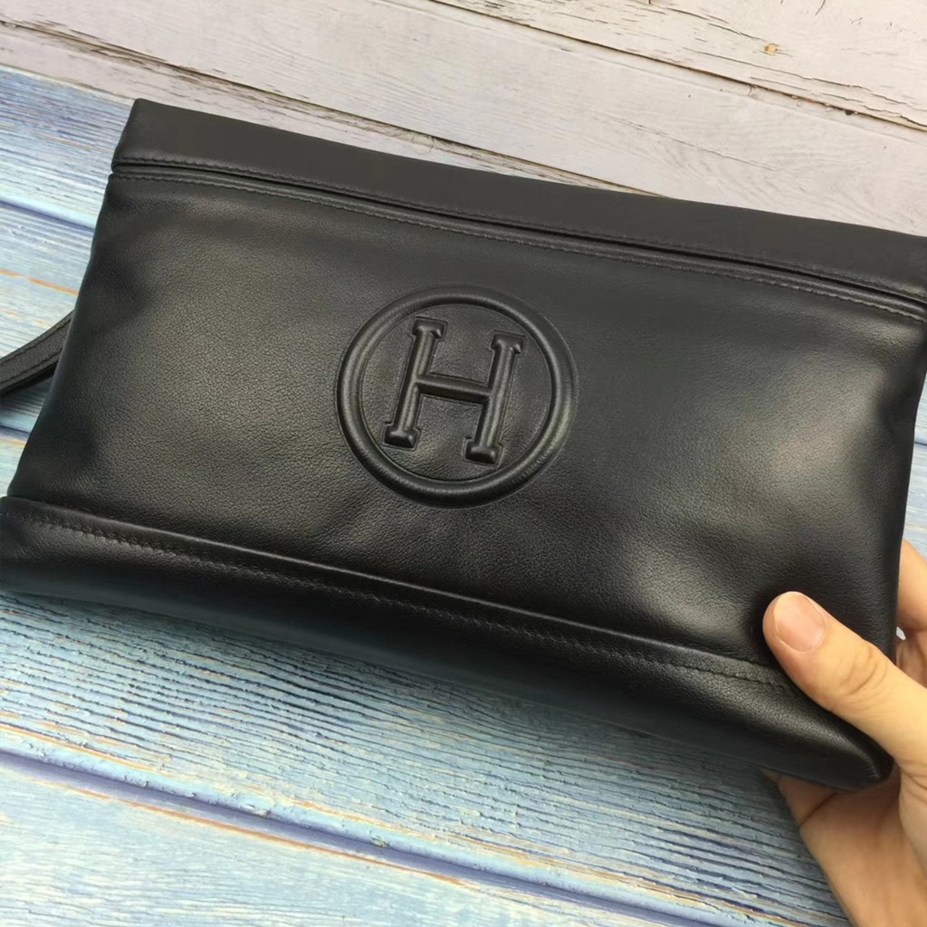 Ví cầm tay nam da bò cao cấp M103- Clutch nam da thật- BH 24tháng-đầy đủ hộp (CÓ VIDEO) | BigBuy360 - bigbuy360.vn