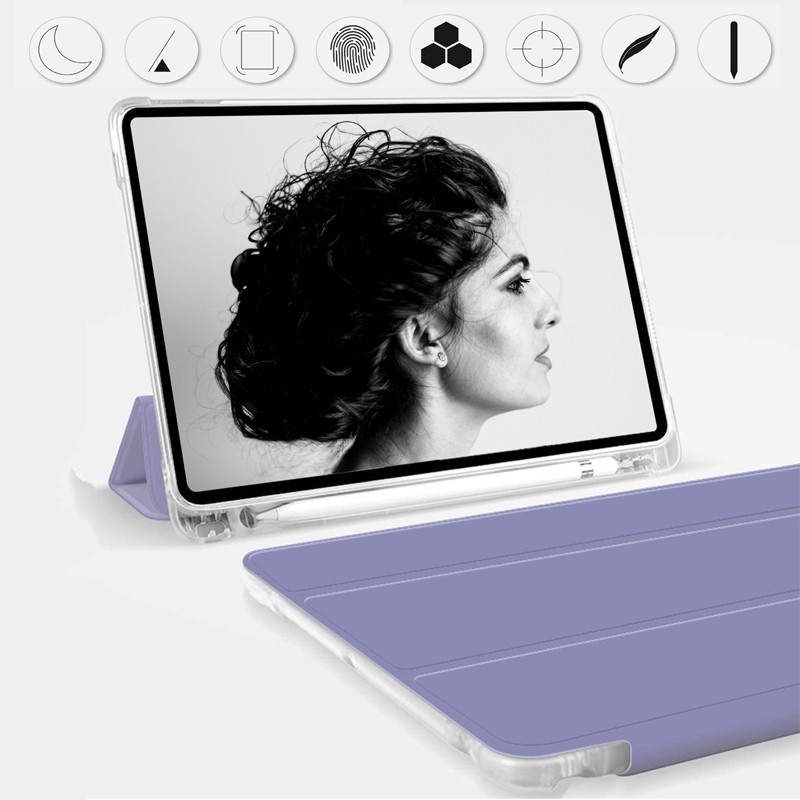 bao da ipad,ốp ipad có khe đựng bút chế độ thức/ngủ iPad 8gen 7gen 10.2 pro10.5 pro 11 air 4 3 2 1 iPad 6th 5th 9.7 mini 5 mini4 ipad ốp | BigBuy360 - bigbuy360.vn