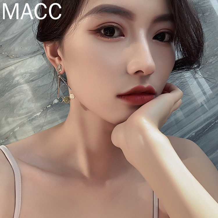 Hoa Tai Dáng Dài Thời Trang Phong Cách Hàn Quốc