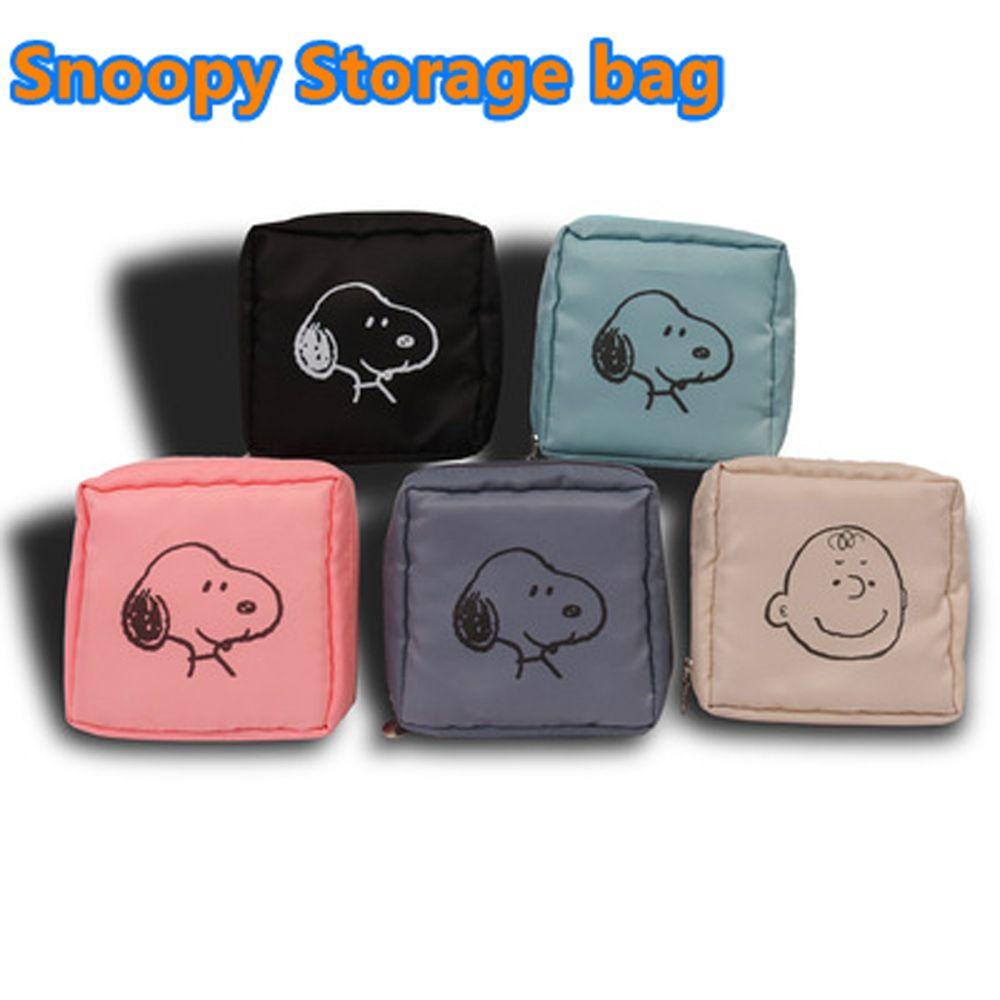 HARRIETT Túi Đựng Đồ Vệ Sinh In Họa Tiết Hoạt Hình Snoopy Xinh Xắn Tiện Dụng