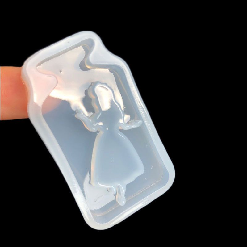 Sa Set 4 Khuôn Làm Móc Khóa / Vòng cổ Hình Cỏ Ba Lá Xinh Xắn