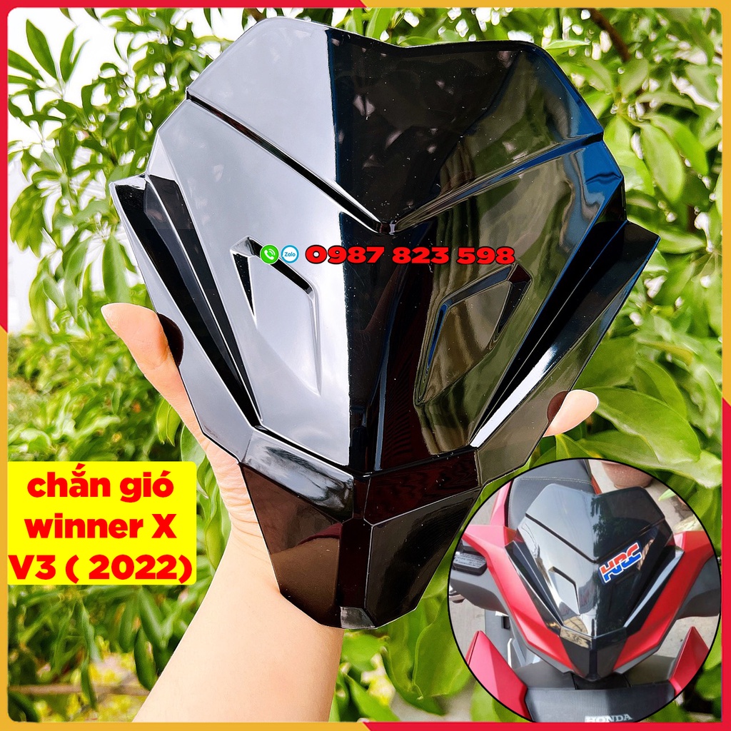 Chắn Gió Winner X V3  Mẫu RacingStar - Ốp Đầu Winner V3