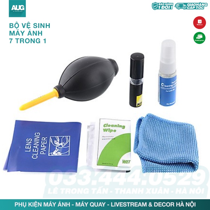 Bộ dụng cụ vệ sinh máy ảnh chuyên nghiệp dành cho Canon Nikon Sony DSLR - AUG Camera &amp; Decor Hà nội