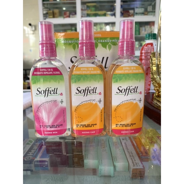 XỊT CHỐNG MUỖI SOFFELL DẠNG PHUN SƯƠNG - CHAI 30ml