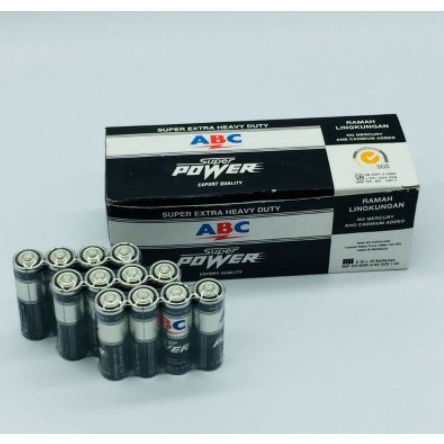 2 Lốc Pin AA  ABC Super Power 1.5V- Hàng nhập khẩu Indonesia, Siêu bền