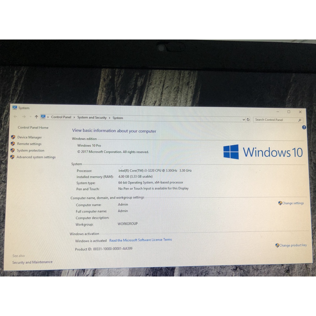 Máy tính bàn tất cả trong một ( all one) i3 đời 3, ram 4gb, ssd 120gb có sẵn loa và Webcam | BigBuy360 - bigbuy360.vn