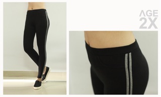Quần legging 2 sọc