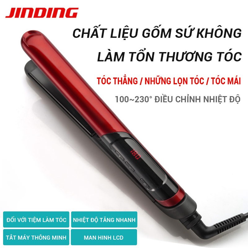 [HÀNG CÓ SẴN] Máy Uốn Duỗi Tóc 2in1 ST3300 Máy Là Tóc Điều Nhiệt Chuẩn Salon Siêu bền kẹp êm không rít tóc nóng nhanh