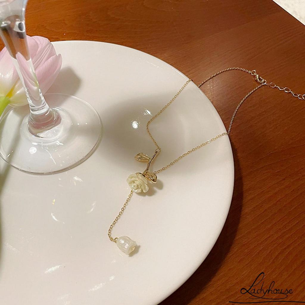 Vòng Cổ Chuỗi Hạt Hình Giọt Nước Thanh Lịch Dành Cho Nữ