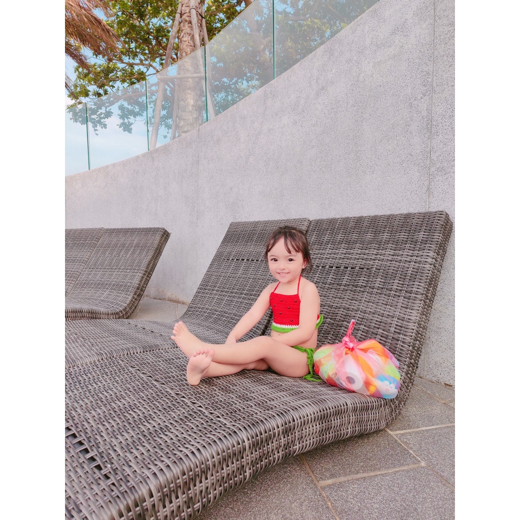 Bikini Quả Dưa Hấu Cho Bé Gái
