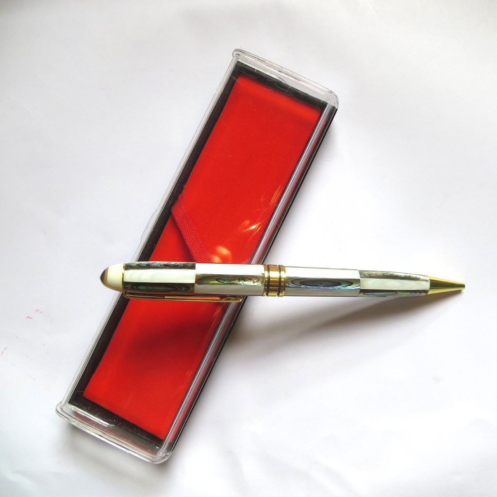 Bút cẩn khảm trai Phong thủy cao cấp, Bút mang lại may mắn tài lộc