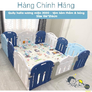 QUÂY CŨI CHO BÉ Holla Vương miệng Tặng kèm 3 món , 100 bóng nhựa, 1 thảm êm, 1 rổ bóng