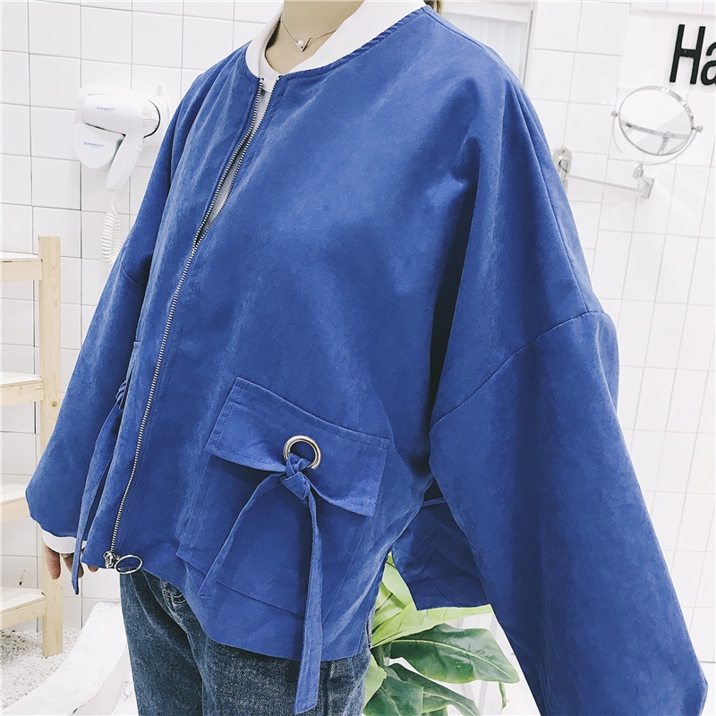 Áo Khoác Bóng Chày Phong Cách Hàn Quốc Thời Trang Cho Nữ