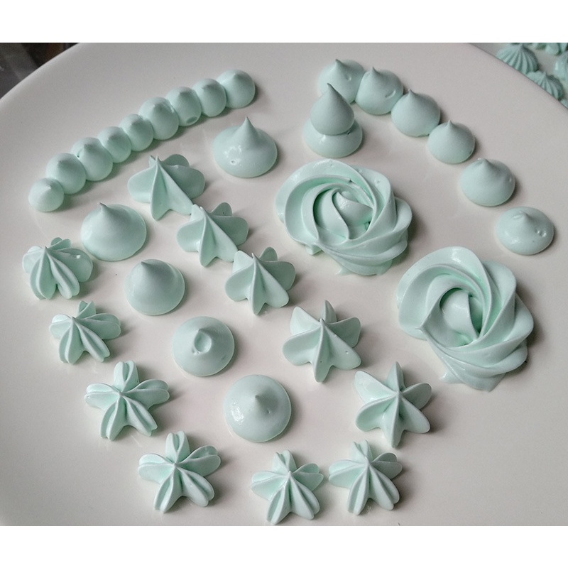 Set 5 đầu bắt bông kem trang trí bánh #6B #2D #1M #2A #2F tiện dụng