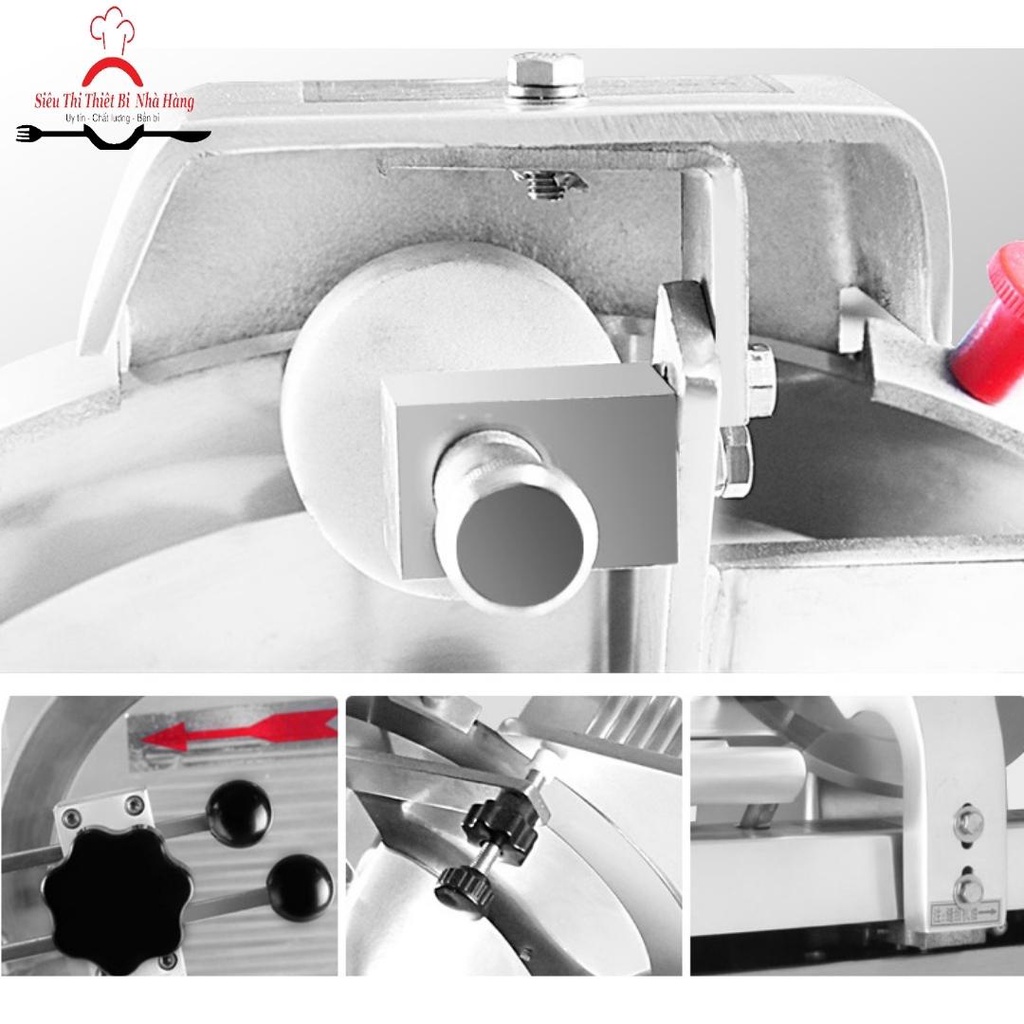 Máy thái thịt chín, thịt đông lạnh 300ES_Thái Thịt Chín, Củ Quả, Bánh Mỳ, Giò Chả_BH chính hãng