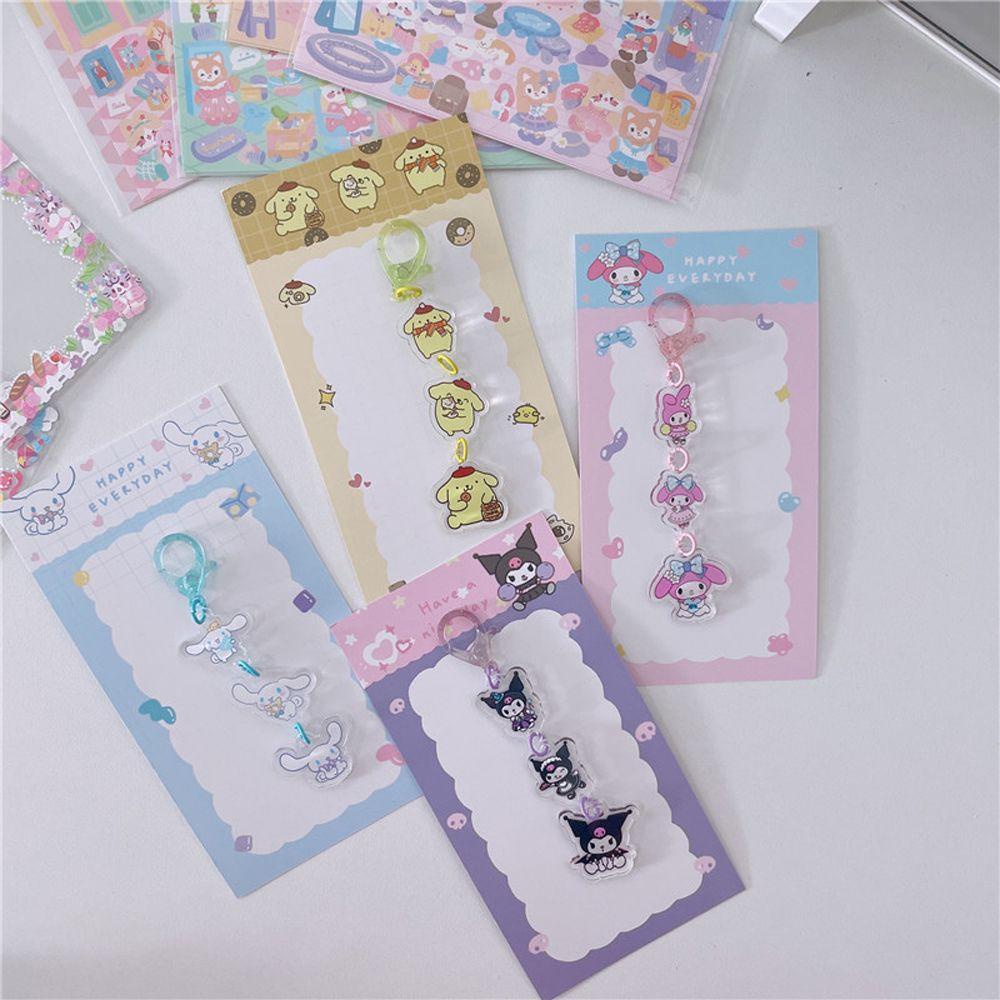 Lanfy Móc Chìa Khóa Hình Melody Hoạt Hình Nhật Bản Dễ Thương Nhiều Màu Sắc