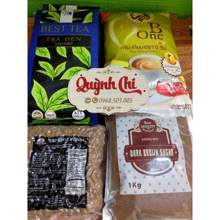 Combo Trà sữa Trân châu Đường đen