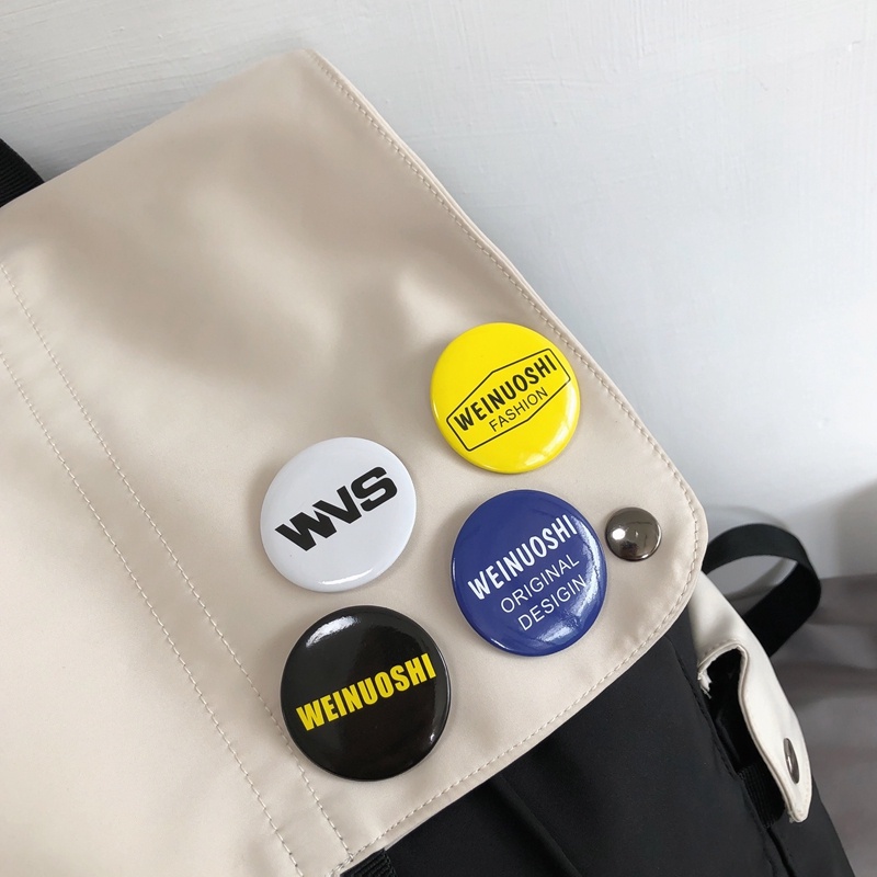 Balo đi học PRETTYZYS sức chứa lớn 14inch phong cách ulzzang Hàn Quốc thời trang cho sinh viên