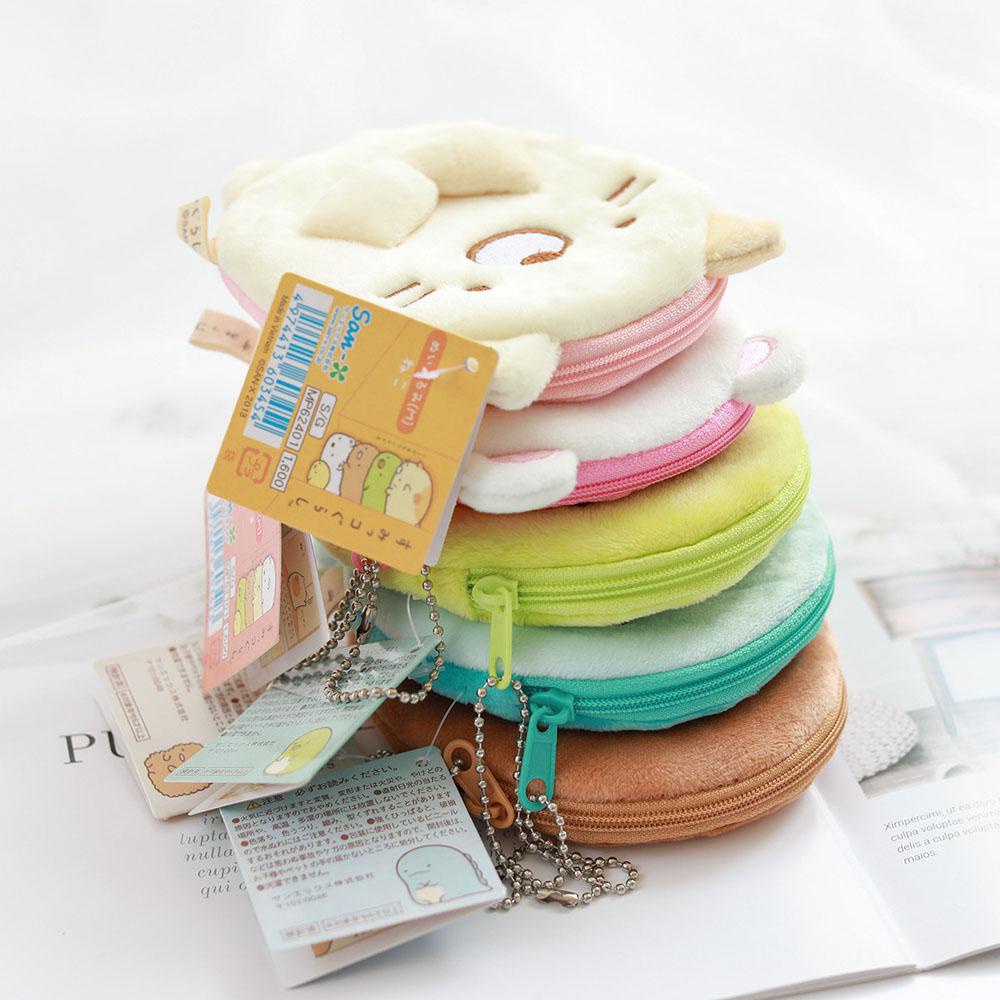 Túi Đựng Tai Nghe / Dây Cáp Sạc USB Hình Sumikko Gurashi / Mèo / Vịt Nhồi Bông Nhỏ Nhắn